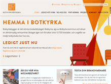 Tablet Screenshot of botkyrkabyggen.se
